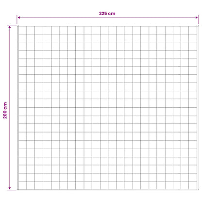 Coperta Ponderata Antracite 200 x 225 cm 9 kg 100% Cotone 205T | homemem39