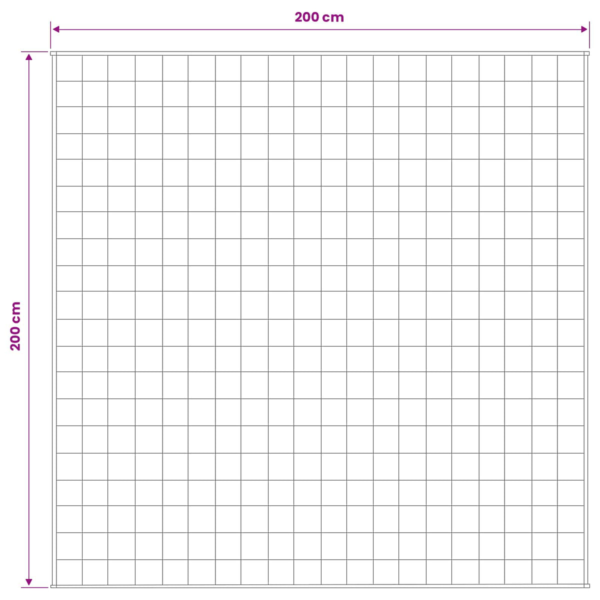 Coperta Ponderata Antracite 200 x 200 cm 13 kg 100% Cotone 205T | homemem39