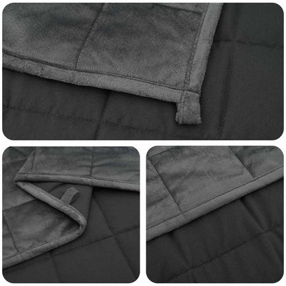Coperta Ponderata Antracite 200 x 225 cm 9 kg 100% Cotone 205T | homemem39