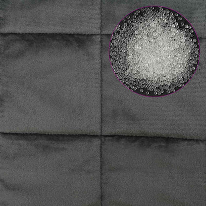 Coperta Ponderata Antracite 200 x 225 cm 9 kg 100% Cotone 205T | homemem39