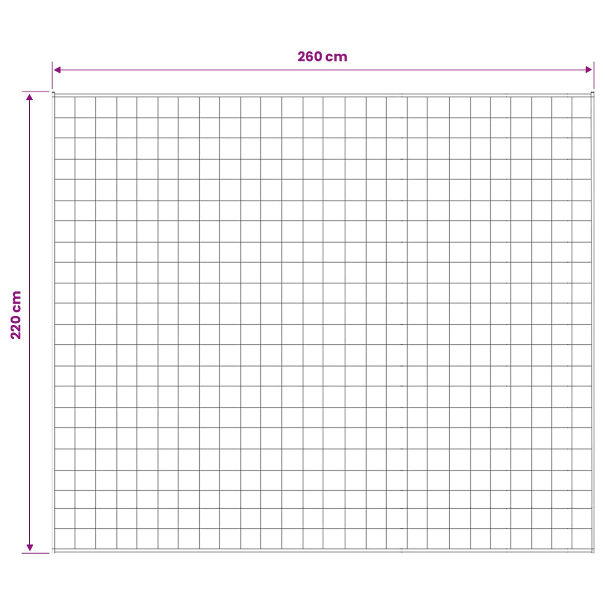 Coperta Ponderata Antracite 220 x 260 cm 11 kg 100% Cotone 205T | homemem39