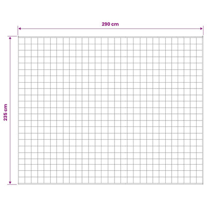 Coperta Ponderata Antracite 235 x 290 cm 15 kg 100% Cotone 205T | homemem39
