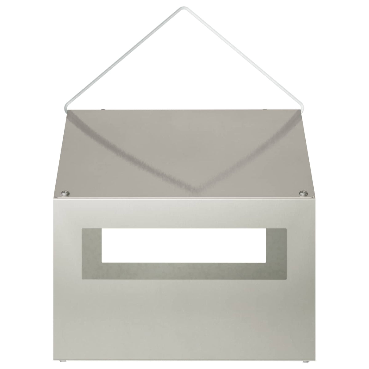 Mangiatoia per uccelli sospesa Acciaio Inox Argento | homemem39