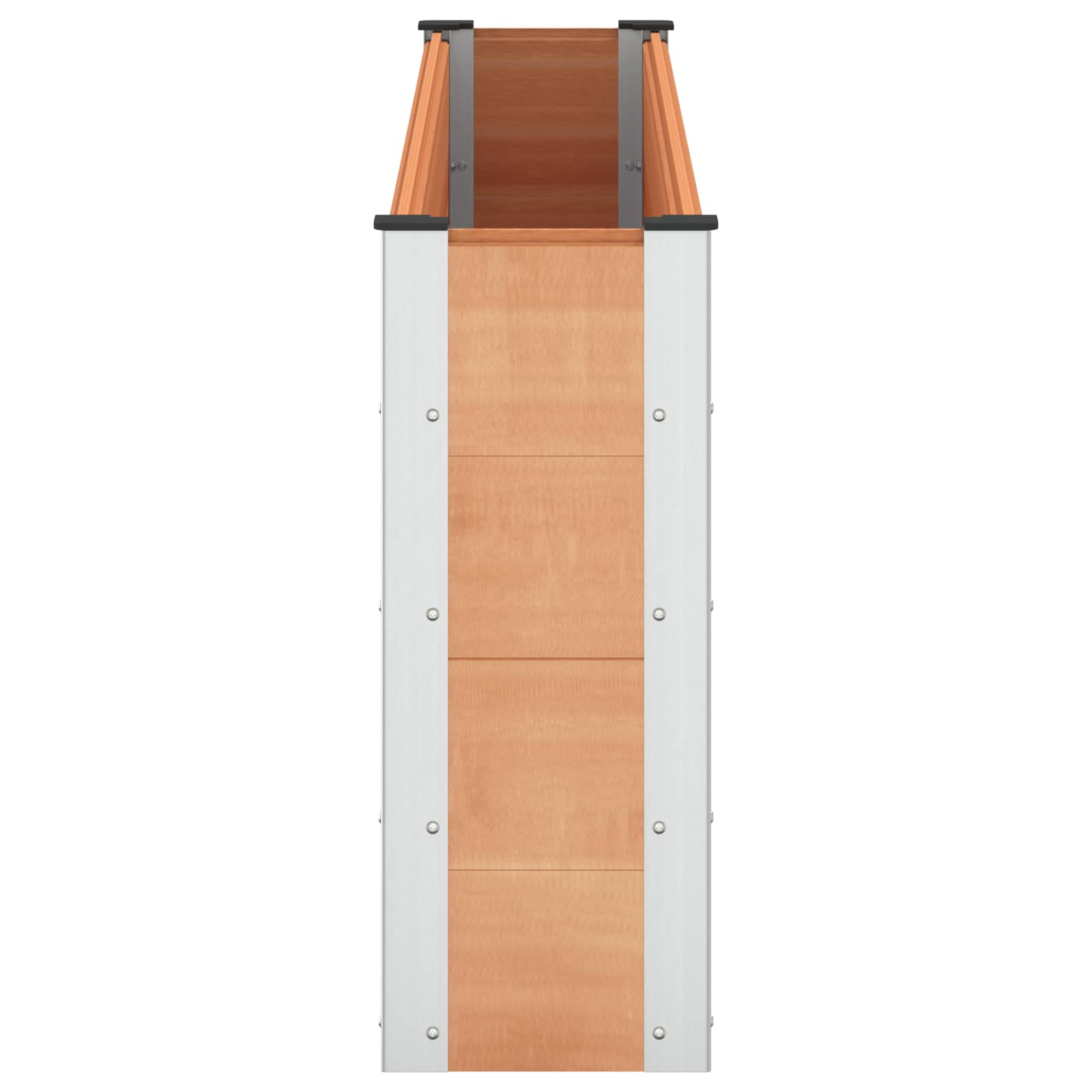 Letto rialzato da giardino Marrone 200 x 30 x 72 cm | homemem39
