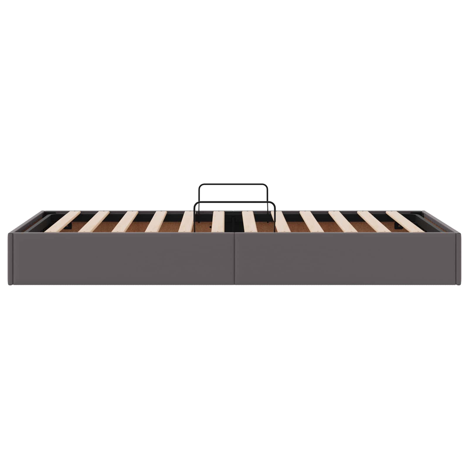 Letto ottomano Grigio 90 x 190 cm Pelle Sintetica | homemem39