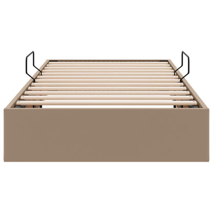 Letto ottomano Cappuccino 90 x 190 cm Pelle Sintetica | homemem39