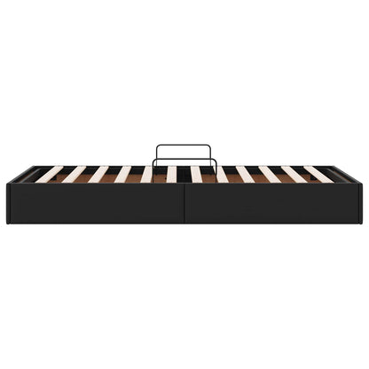 Letto ottomano Nero 90 x 200 cm Pelle Sintetica | homemem39