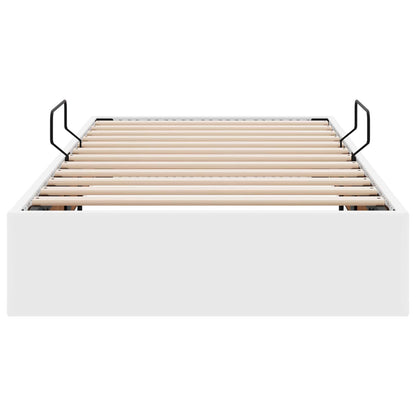 Letto ottomano Bianco Puro 90 x 200 cm Pelle Sintetica | homemem39