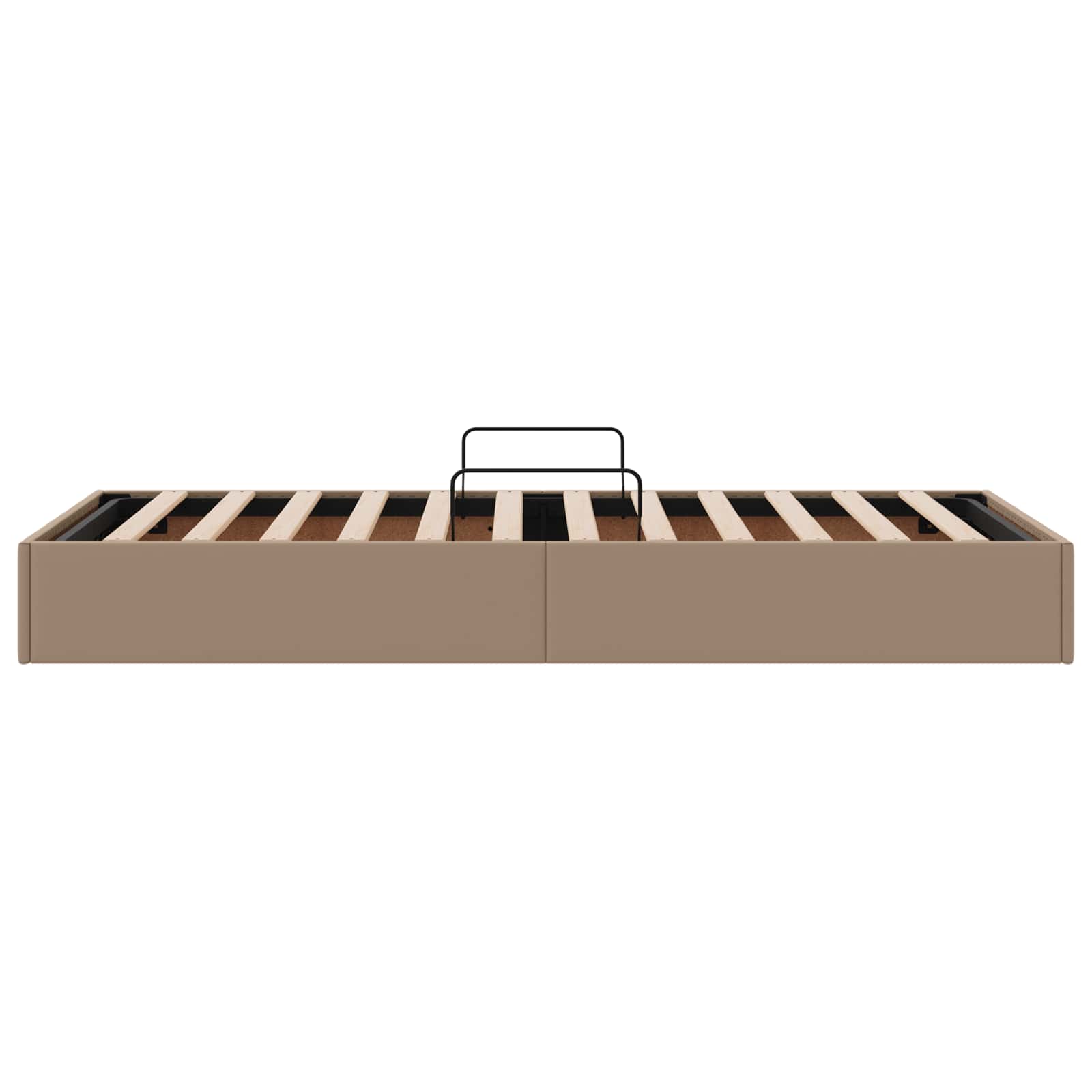 Letto ottomano Cappuccino 90 x 200 cm Pelle Sintetica | homemem39
