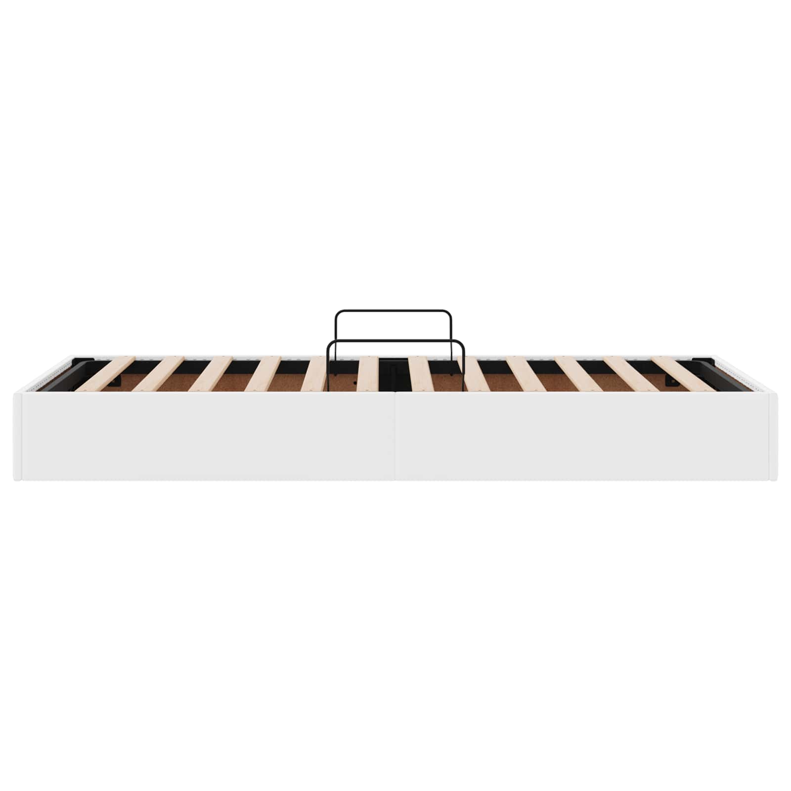 Letto ottomano Bianco Puro 100 x 200 cm Pelle Sintetica | homemem39