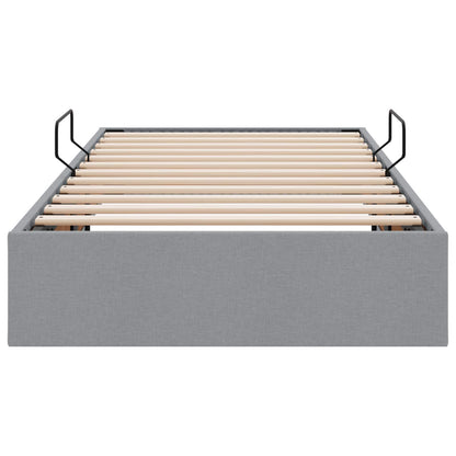 Letto ottomano Grigio chiaro 90 x 190 cm Tessuto | homemem39