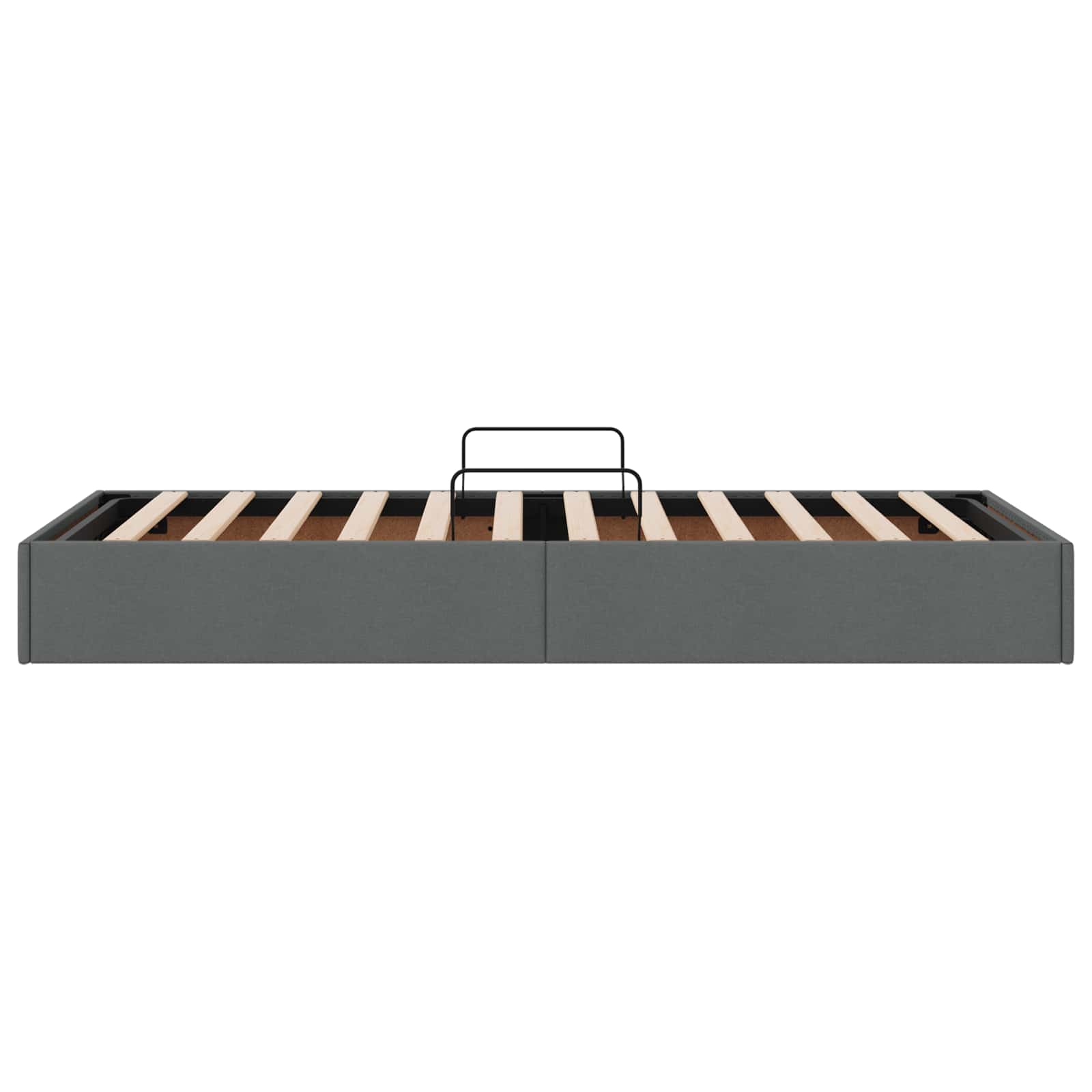 Letto ottomano Grigio scuro 90 x 190 cm Tessuto | homemem39