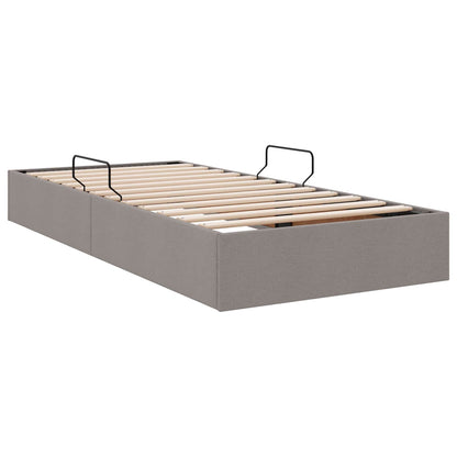 Letto ottomano con archiviazione Talpa 90 x 190 cm Tessuto | homemem39