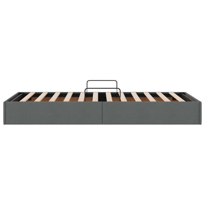 Letto ottomano Grigio scuro 90 x 200 cm Tessuto | homemem39