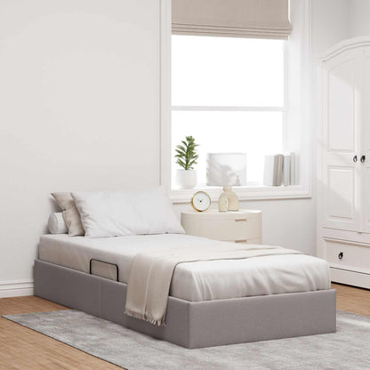 Letto ottomano con archiviazione Talpa 90 x 200 cm Tessuto | homemem39