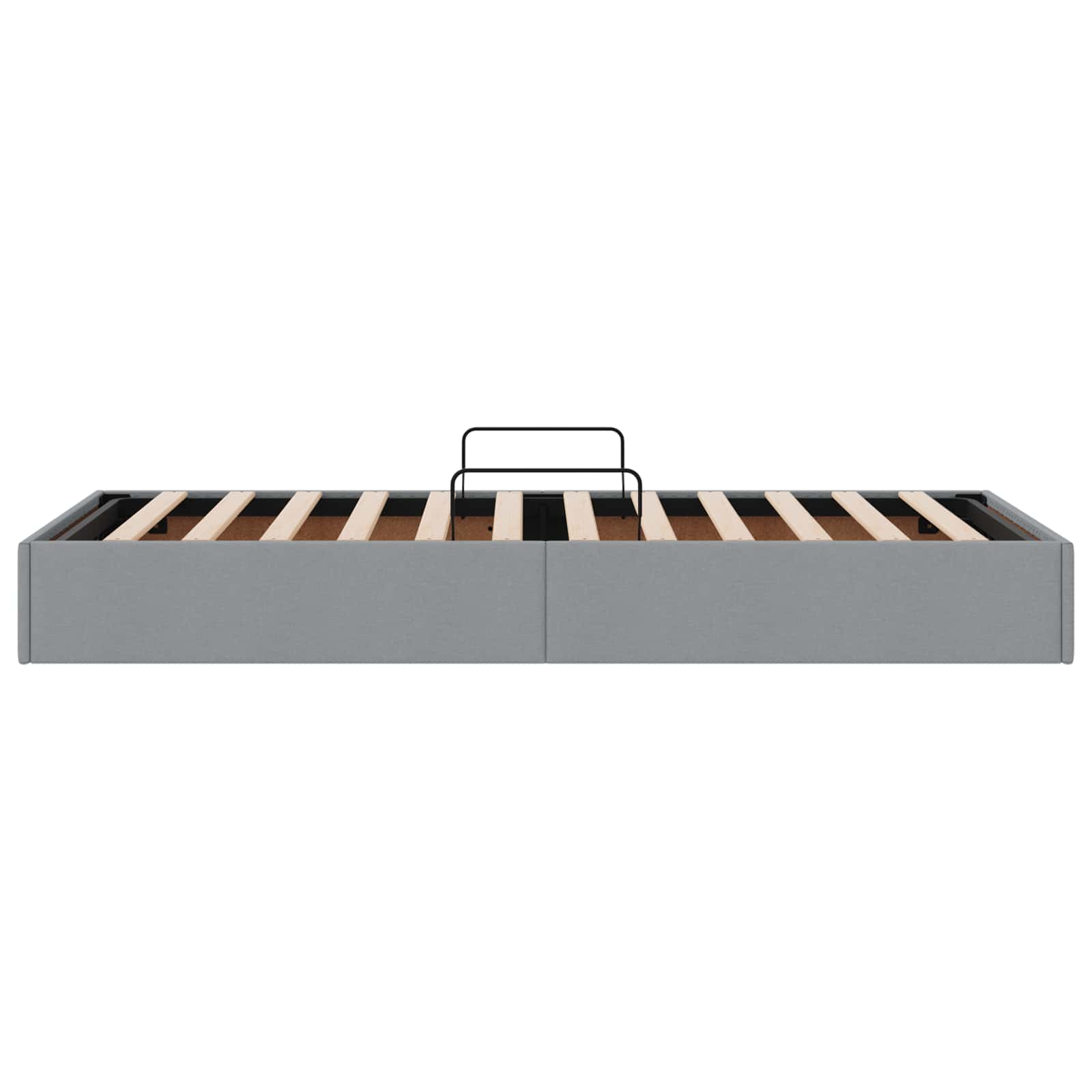 Letto ottomano Grigio chiaro 100 x 200 cm Tessuto | homemem39