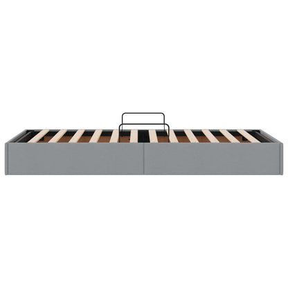 Letto ottomano Grigio chiaro 100 x 200 cm Tessuto | homemem39