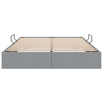 Letto ottomano Grigio chiaro 140 x 190 cm Tessuto | homemem39