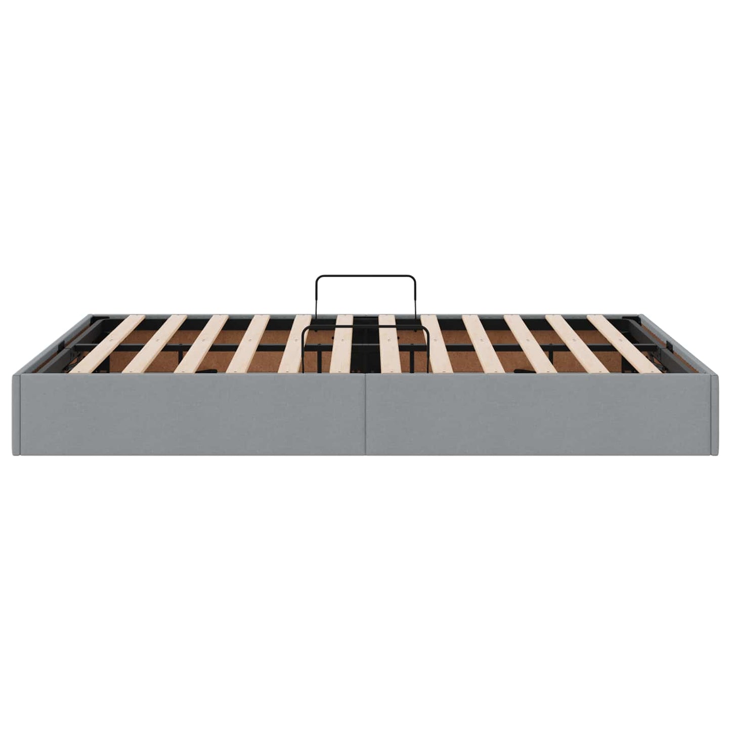 Letto ottomano Grigio chiaro 140 x 190 cm Tessuto | homemem39