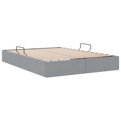 Letto ottomano Grigio chiaro 140 x 200 cm Tessuto | homemem39