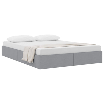 Letto ottomano Grigio chiaro 140 x 200 cm Tessuto | homemem39