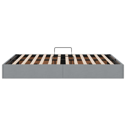 Letto ottomano Grigio chiaro 140 x 200 cm Tessuto | homemem39