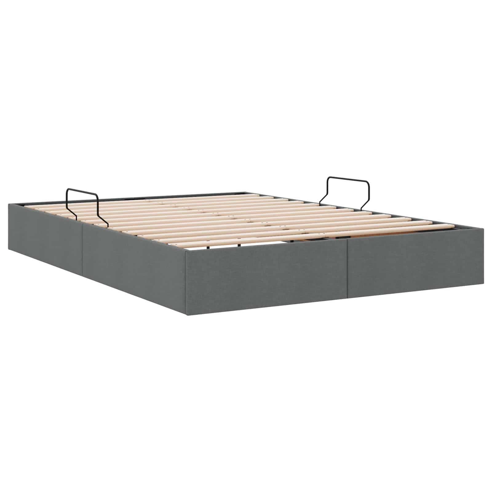 Letto ottomano Grigio scuro 140 x 200 cm Tessuto | homemem39
