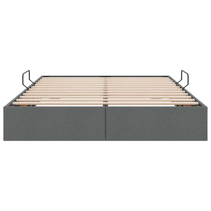 Letto ottomano Grigio scuro 140 x 200 cm Tessuto | homemem39