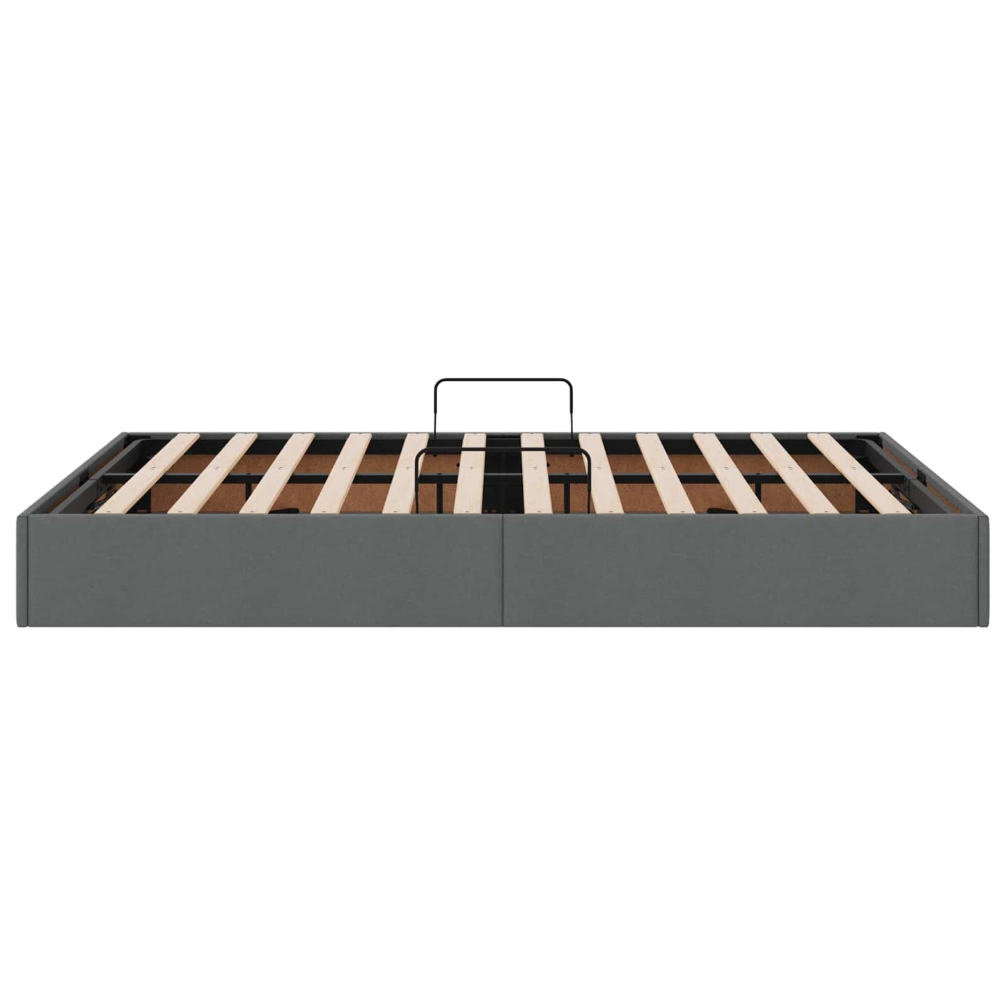 Letto ottomano Grigio scuro 140 x 200 cm Tessuto | homemem39