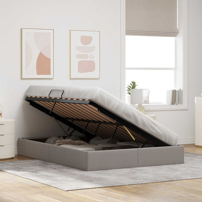 Letto ottomano con archiviazione Talpa 140 x 200 cm Tessuto | homemem39