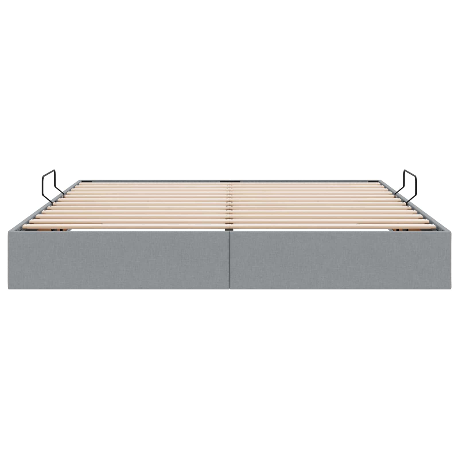 Letto ottomano Grigio chiaro 160 x 200 cm Tessuto | homemem39