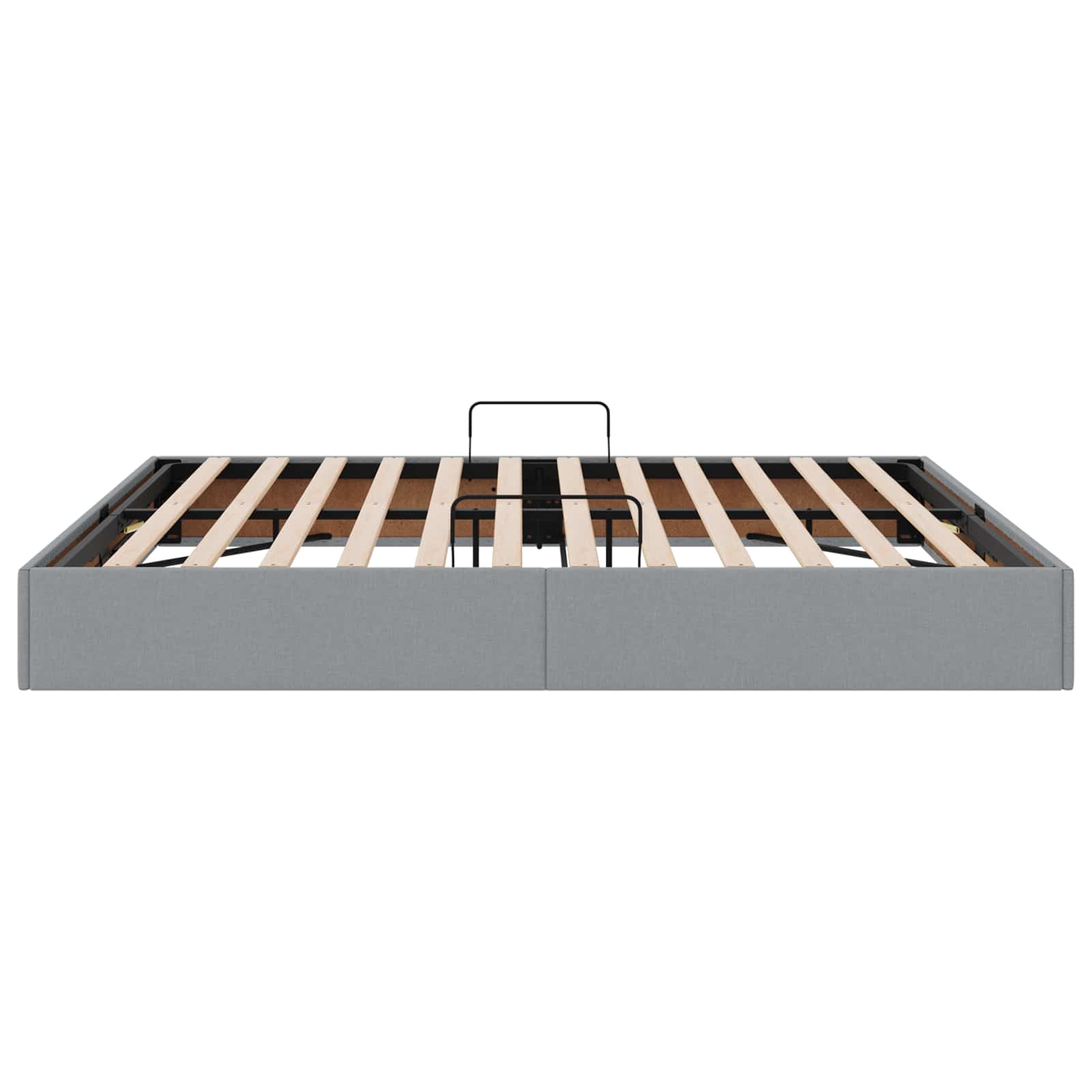 Letto ottomano Grigio chiaro 160 x 200 cm Tessuto | homemem39