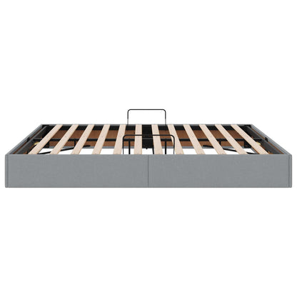 Letto ottomano Grigio chiaro 160 x 200 cm Tessuto | homemem39