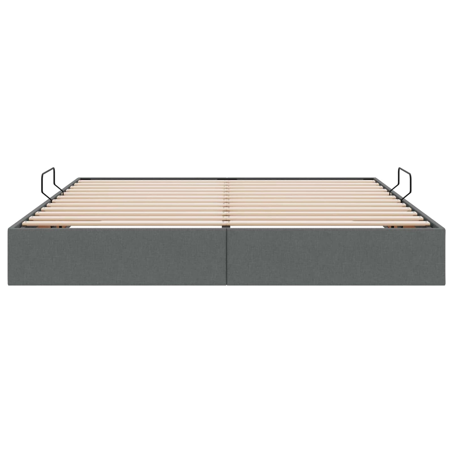 Letto ottomano Grigio scuro 160 x 200 cm Tessuto | homemem39