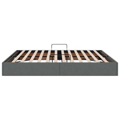 Letto ottomano Grigio scuro 160 x 200 cm Tessuto | homemem39