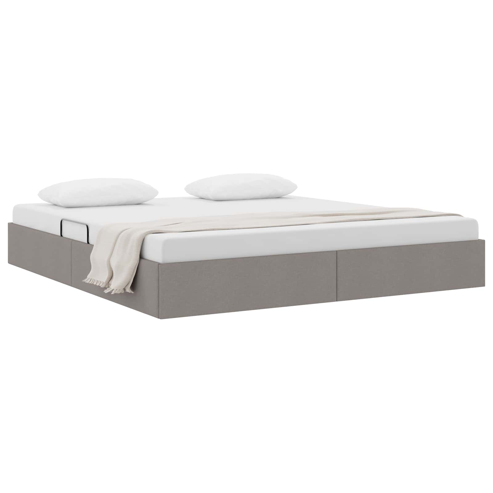 Letto ottomano con archiviazione Talpa 160 x 200 cm Tessuto | homemem39