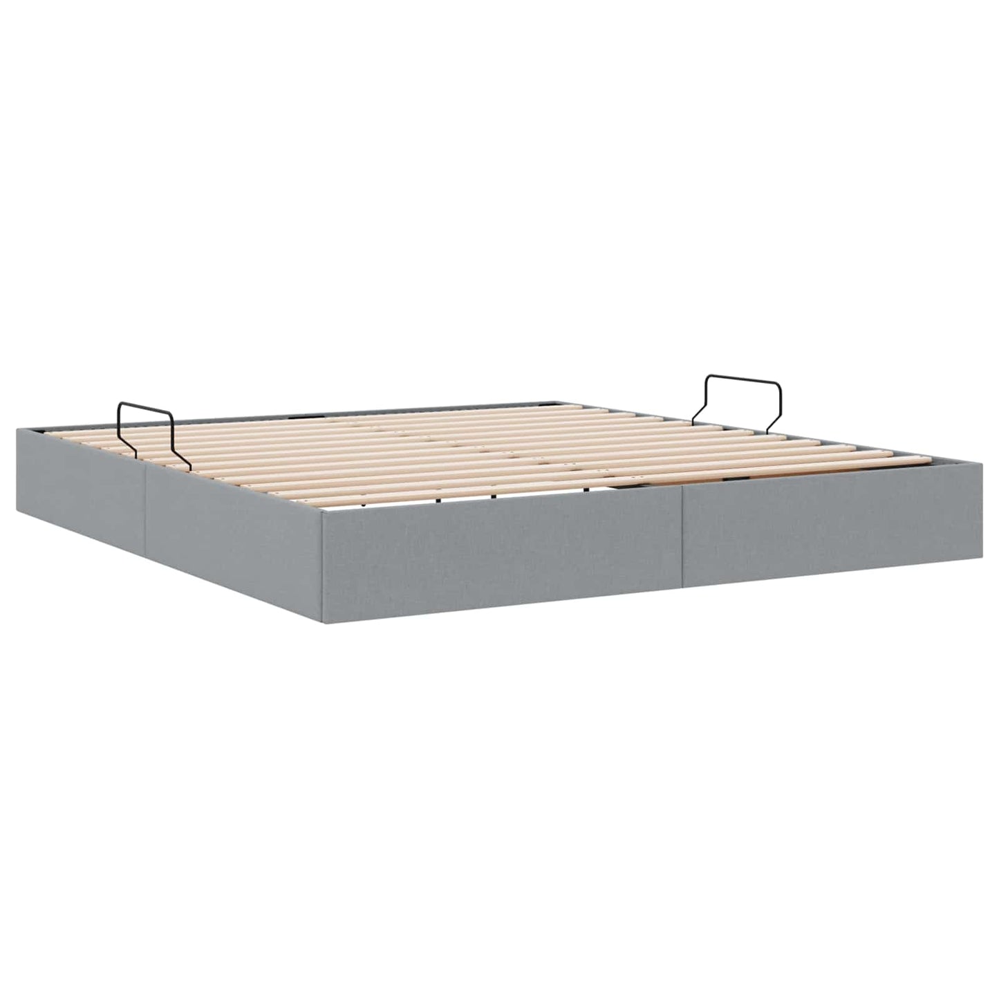 Letto ottomano Grigio chiaro 180 x 200 cm Tessuto | homemem39