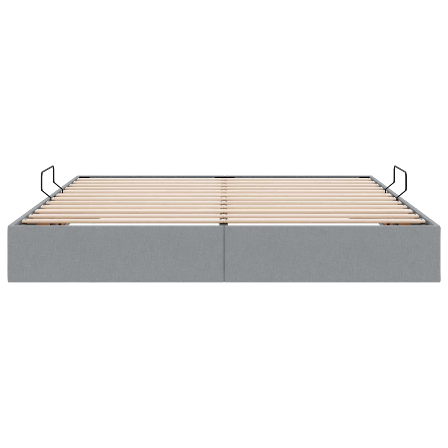 Letto ottomano Grigio chiaro 180 x 200 cm Tessuto | homemem39
