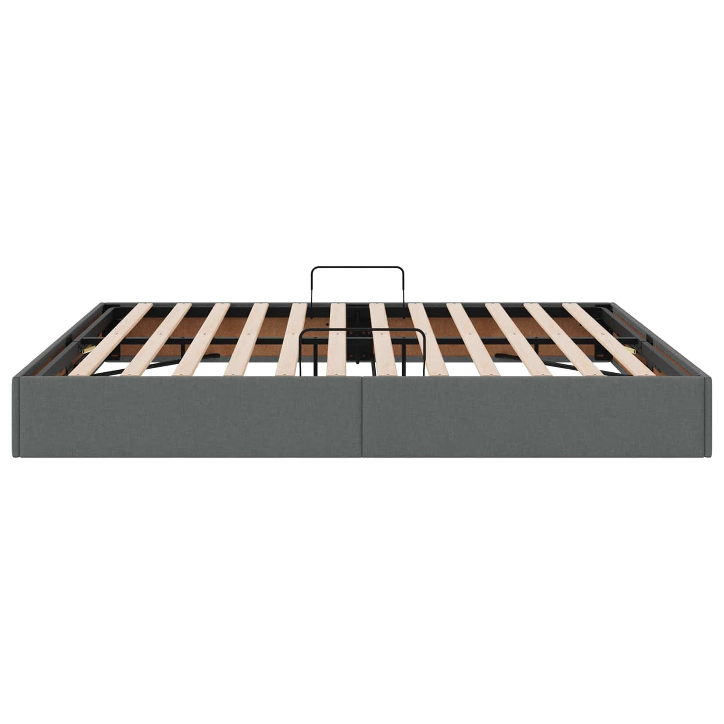 Letto ottomano Grigio scuro 180 x 200 cm Tessuto | homemem39