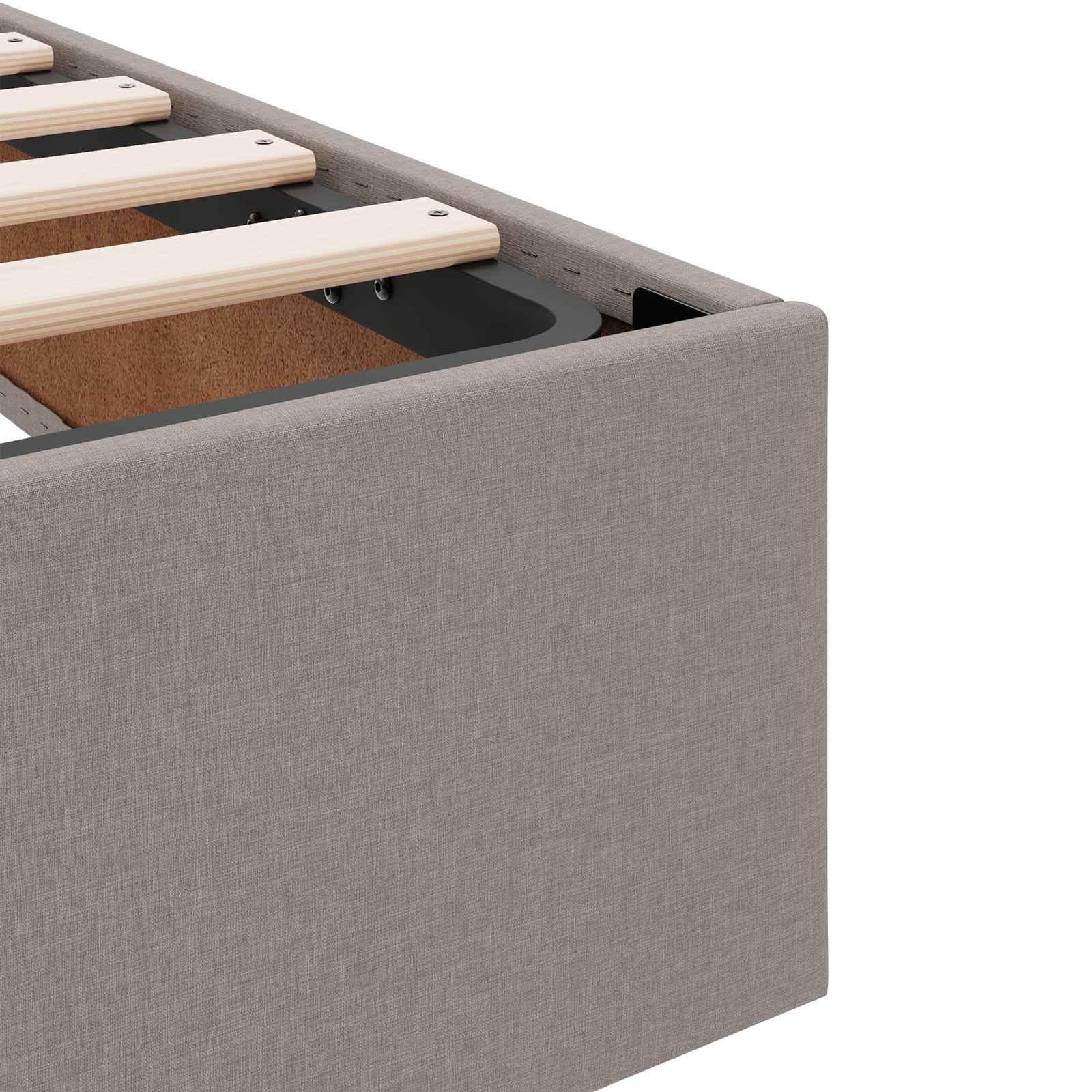 Letto ottomano con archiviazione Talpa 180 x 200 cm Tessuto | homemem39