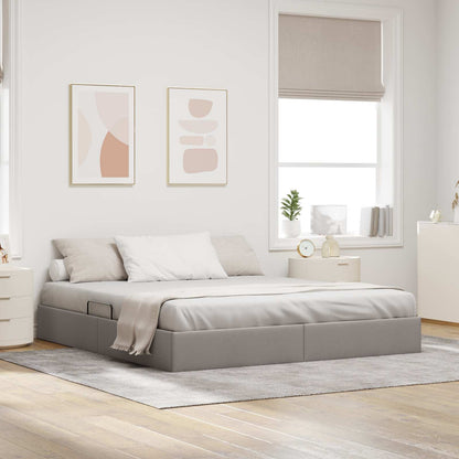 Letto ottomano con archiviazione Talpa 180 x 200 cm Tessuto | homemem39