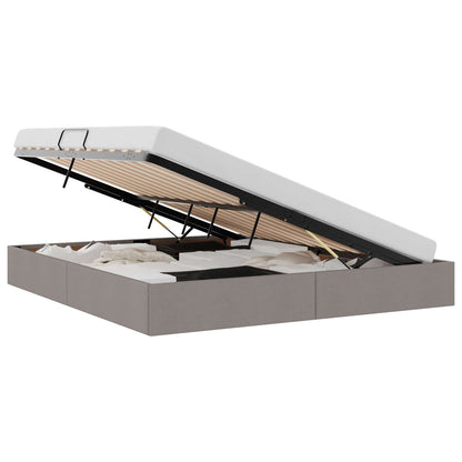 Letto ottomano con archiviazione Talpa 180 x 200 cm Tessuto | homemem39