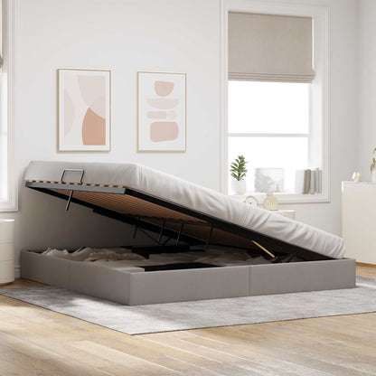 Letto ottomano con archiviazione Talpa 200 x 200 cm Tessuto | homemem39