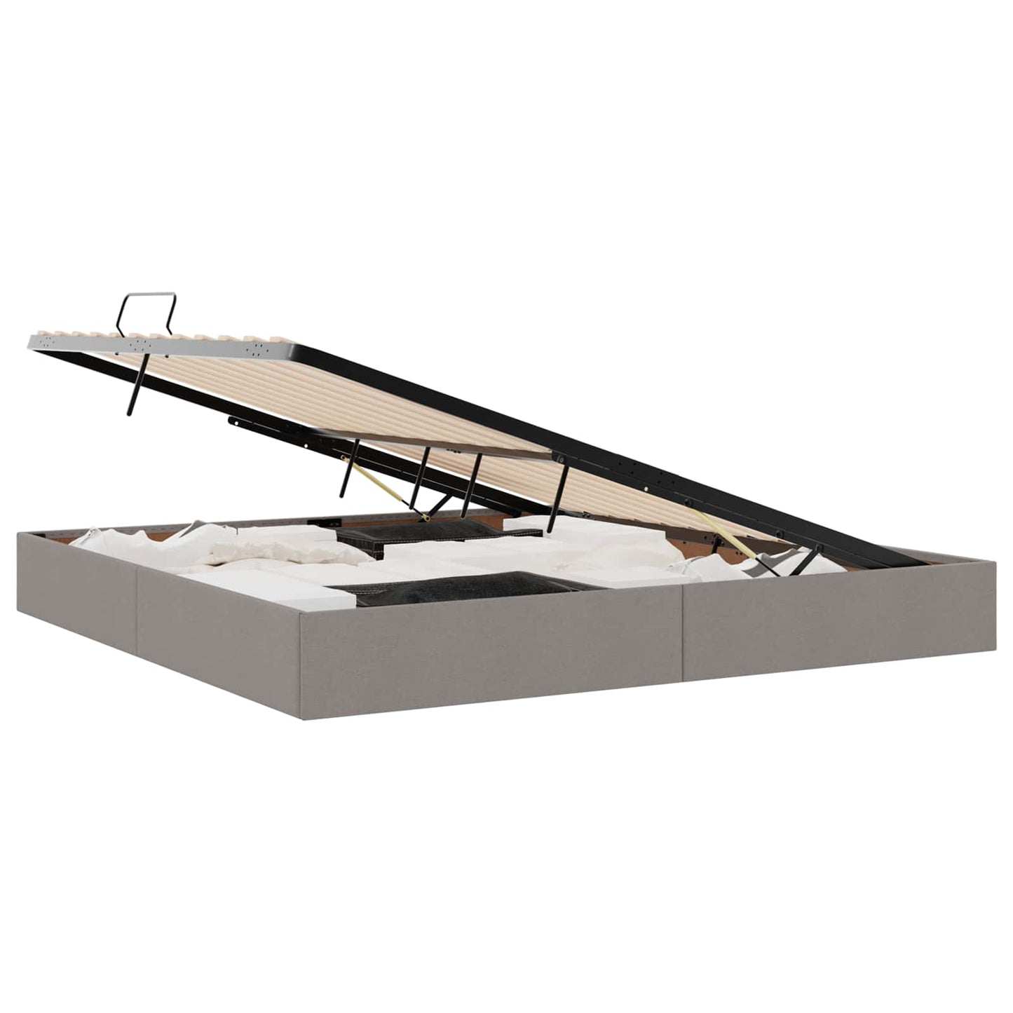 Letto ottomano con archiviazione Talpa 200 x 200 cm Tessuto | homemem39