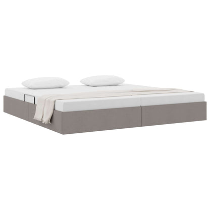 Letto ottomano con archiviazione Talpa 200 x 200 cm Tessuto | homemem39