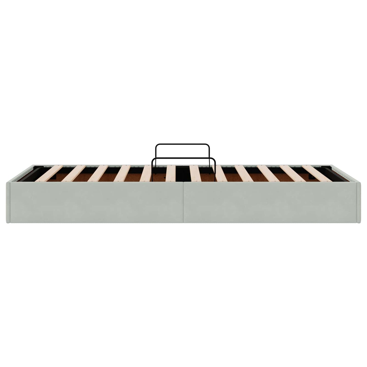 Letto ottomano Grigio Chiaro 90 x 200 cm Velluto | homemem39
