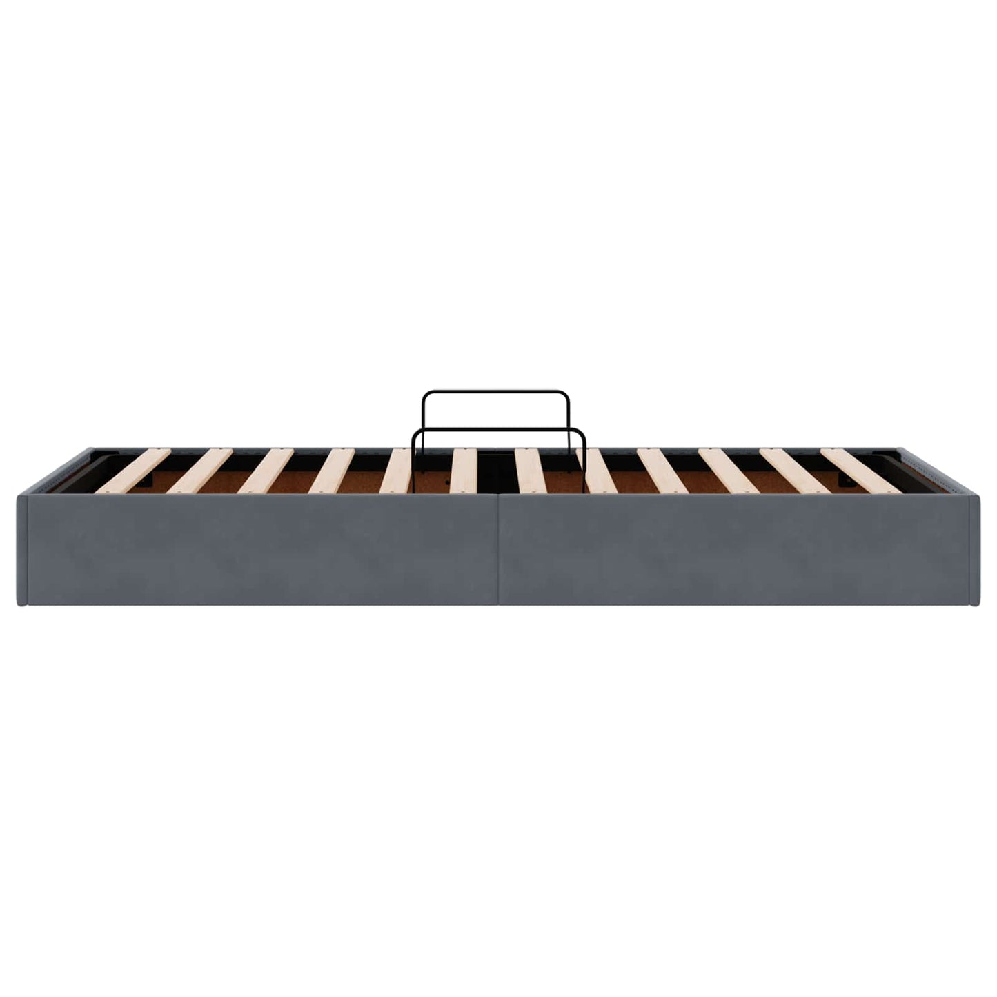Letto ottomano Grigio Scuro 90 x 200 cm Velluto | homemem39