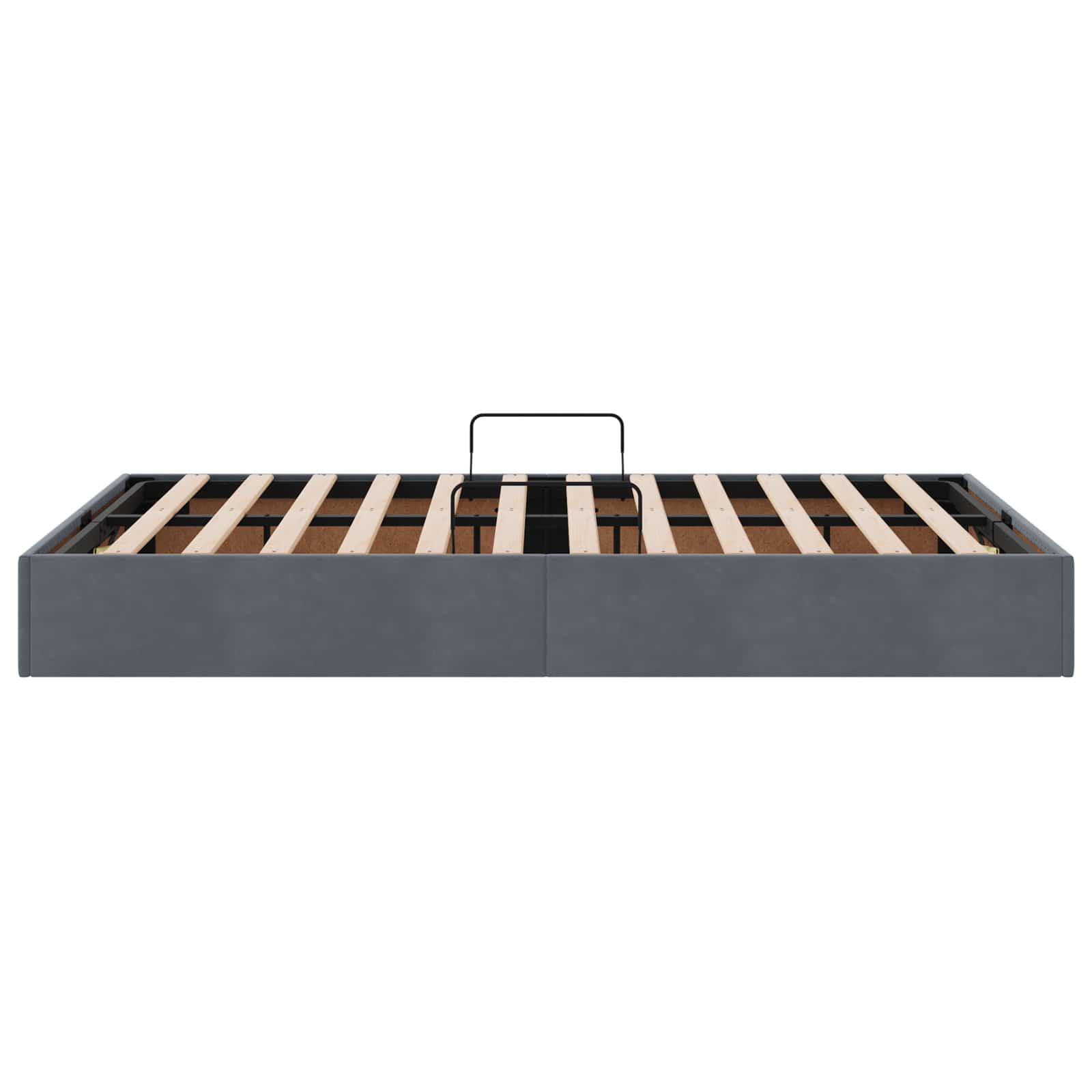 Letto ottomano Grigio Scuro 120 x 200 cm Velluto | homemem39