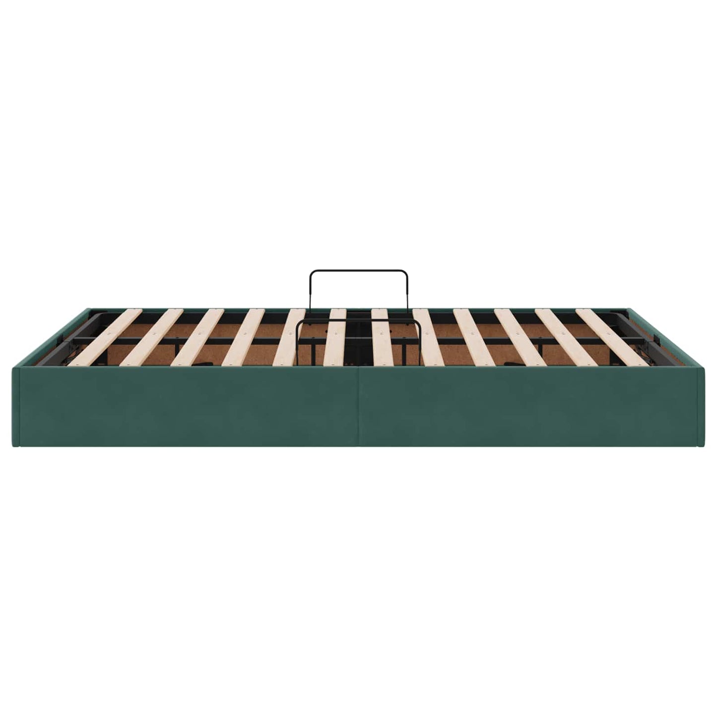 Letto ottomano Verde Scuro 140 x 190 cm Velluto | homemem39