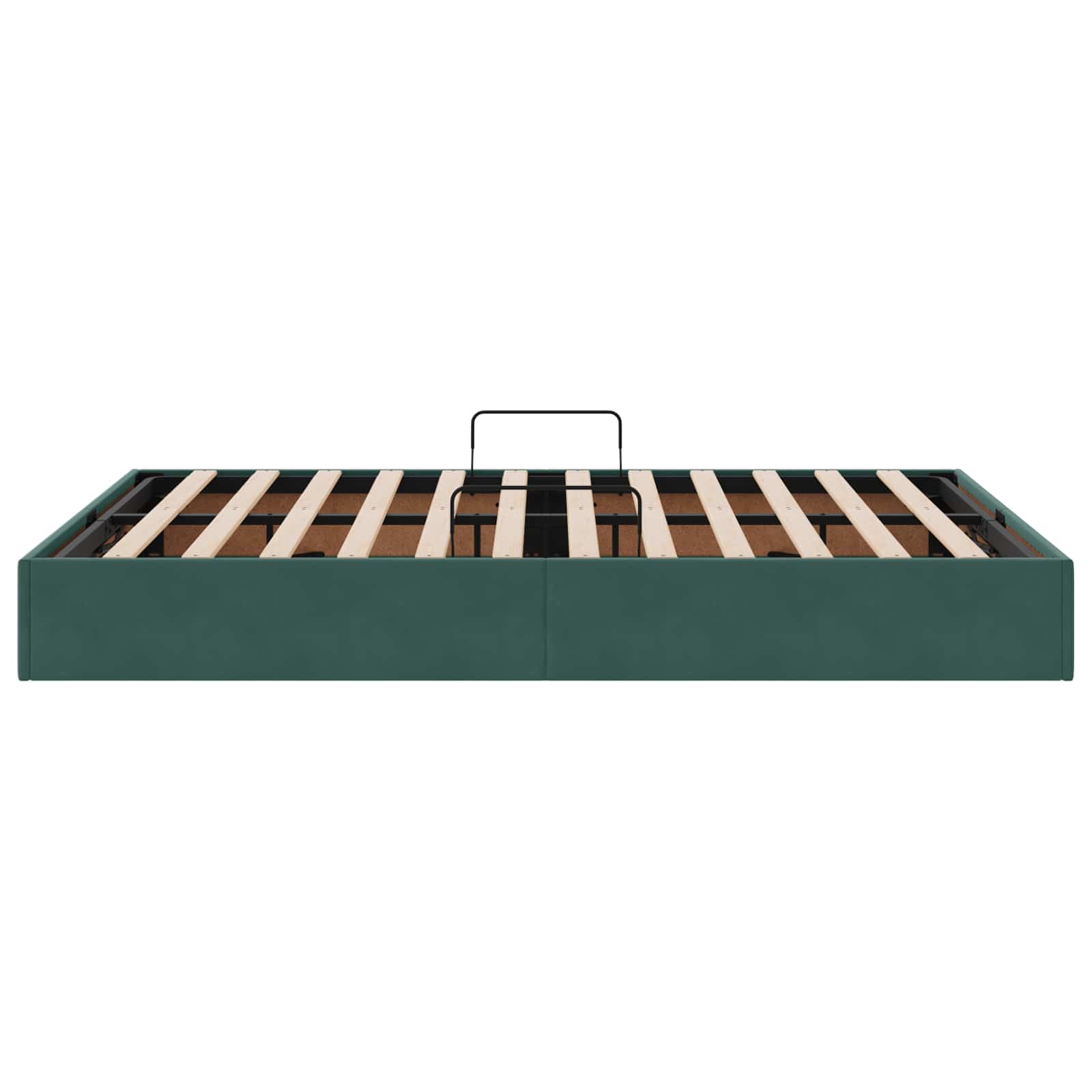Letto ottomano Verde Scuro 140 x 200 cm Velluto | homemem39